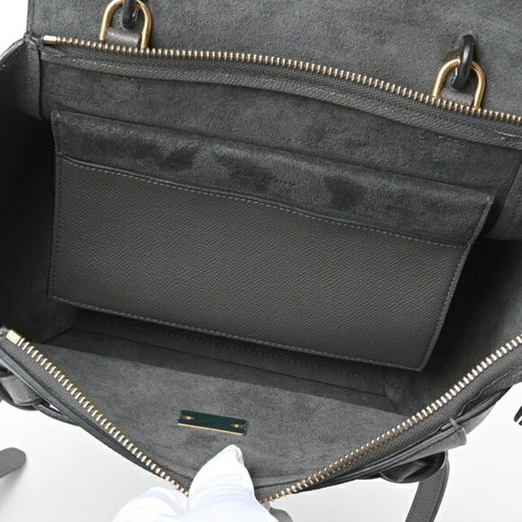 CELINE Gray Shoulder Bag - Picture 8 of 10